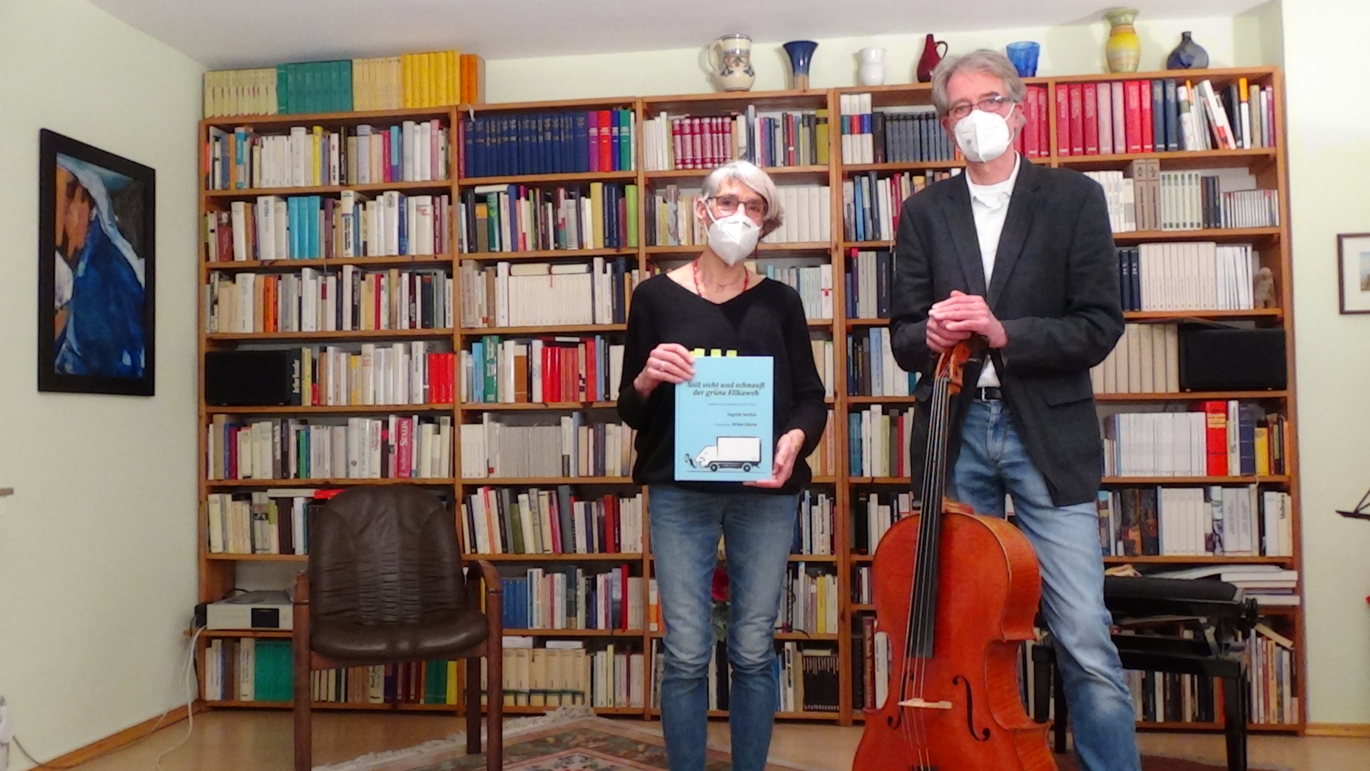 Coronalesung mit Ingritt Sachse und Bernhard Zapp